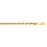 10K Gold 5Mm Lite Rope Chain