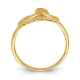 14K Polished Snake Ring