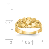 14k Size 6 Nugget Ring
