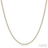 3 ctw Round Cut Diamond Tennis Necklace in 14K Yellow Gold