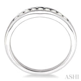 1/3 Ctw Round Diamond Matching Wedding Band in 14K White Gold
