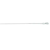 14K White Gold 0.6mm Classic Box 18 Chain with Lobster Lock