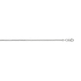14K White Gold 1.3mm Ice 20 Chain with Lobster Lock