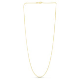 14K Yellow Gold 0.9mm Lumina 18 Chain with Lobster Lock