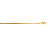 14K Yellow Gold 1.2mm Franco 18 Chain with Lobster Lock