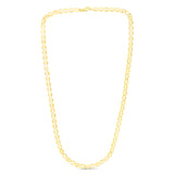 14K Yellow Gold 5.5mm Mariner 18 Chain with Lobster Lock