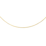 14K Yellow Gold 1.5mm Round 18 Omega with Screw Back Lock