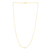 14K Yellow Gold 16 1.9mm Figaro Chain