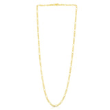 14K Yellow Gold 22 2.8mm Figaro Chain
