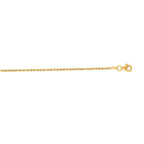 14K Yellow Gold 18 1.6mm Royal Rope Chain with Lobster Lock