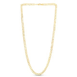 10K Yellow Gold 5.3mm Lite Comfort Curb 24 Chain with Lobster Lock