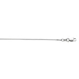 Sterling Silver 0.9mm Classic Box 20 Chain with Lobster Clasp