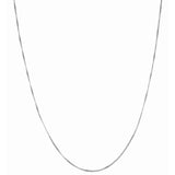Sterling Silver 1.1mm Classic Box 16 Chain with Lobster Clasp
