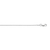 Sterling Silver 1.3mm Classic Box 16 Chain with Lobster Clasp