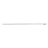 Sterling Silver 1.3mm Round Box 16 Chain with Lobster Clasp