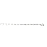 Sterling Silver 1.5mm Diamond Cut Cable 18 Chain with Lobster Clasp