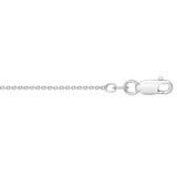 Sterling Silver 1.1mm Round Cable 18 Chain with Lobster Clasp