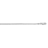 Sterling Silver 1.3mm Diamond Cut Wheat 24 Chain with Lobster Clasp
