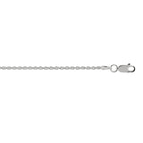 Sterling Silver 1.4mm Rope 18 Chain with Lobster Clasp