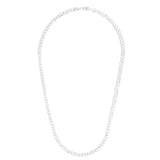 Sterling Silver 5.5mm Comfort Curb 24 Chain with Lobster Clasp