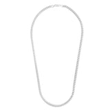 Sterling Silver 5.6mm Miami Cuban 22 Chain with Box Lock