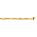 10K Yellow Gold 26 8.2mm Classic Miami Cuban  Chain with Box Lock