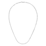 14K White Gold 18 2.5mm Paperclip Chain with Lobster Lock