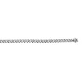 14K White Gold 24 5mm Miami Cuban Chain with Box Clasp