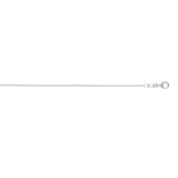 14K White Gold 1.9mm 16 Round Cable Chain with Lobster Clasp