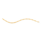 14K Yellow Gold 4mm Jax 7.5 Bracelet with Lobster Clasp.