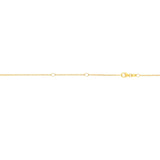 14K Yellow Gold 1.1mm Double Extendable Diamond Cut Cable Chain with Lobster Lock. 18 total length with jump Ring at 16 and 17 inch.