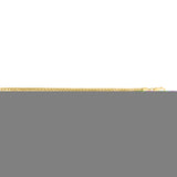 Silver (14k Yellow Gold Plated) 22 3.8mm Diamond Cut Lite Round Franco Chain Necklace with Lobster Clasp.