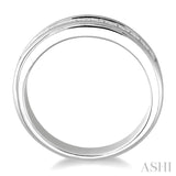 1/2 Ctw Princess Cut Diamond Wedding Band in 14K White Gold