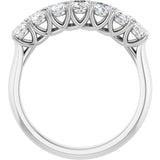 10K White Gold 1 1/3 CTW Lab-Grown Diamond Anniversary Band