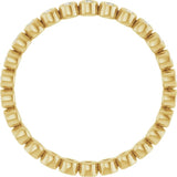 10K Yellow Gold 1/4 CTW Natural Diamond Eternity Band Size 7