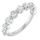 10K White Gold 1 1/3 CTW Natural Diamond Anniversary Band