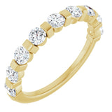 10K Yellow Gold 3/4 CTW Natural Diamond Anniversary Band