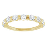 10K Yellow Gold 3/4 CTW Natural Diamond Anniversary Band