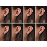 14K Rose Gold 1 1/5 CTW Lab-Grown Diamond Stud Earrings