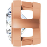 14K Rose Gold 1 CT Natural Diamond Slide Pendant