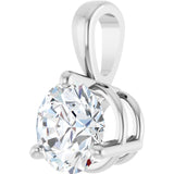 Sterling Silver 1/2 CTW Natural Diamond Pendant