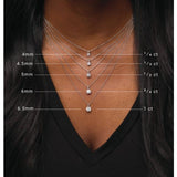 14K White Gold 1 1/2 CT Natural Diamond Pendant