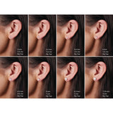 14K Yellow Gold Natural Peridot Earring