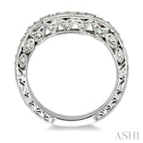 1/4 Ctw Diamond Matching Wedding Band in 14K White Gold