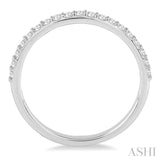 1/3 Ctw Round Cut Diamond Wedding Band in 14K White Gold