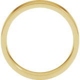 10K Yellow Gold 5 mm Lightweight Comfort-Fit Flat Band Size 10.5