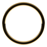14K Yellow Gold 2 mm Flat Comfort Fit Light Band Size 5.5