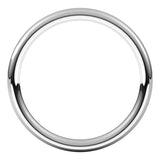 Platinum 2 mm Comfort-Fit European-Style Band Size 5.5