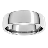 Platinum 6 mm Comfort-Fit European-Style Band Size 8.5