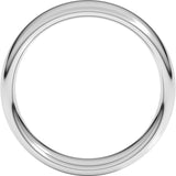 Continuum Sterling Silver 6 mm Comfort-Fit European-Style Band Size 8